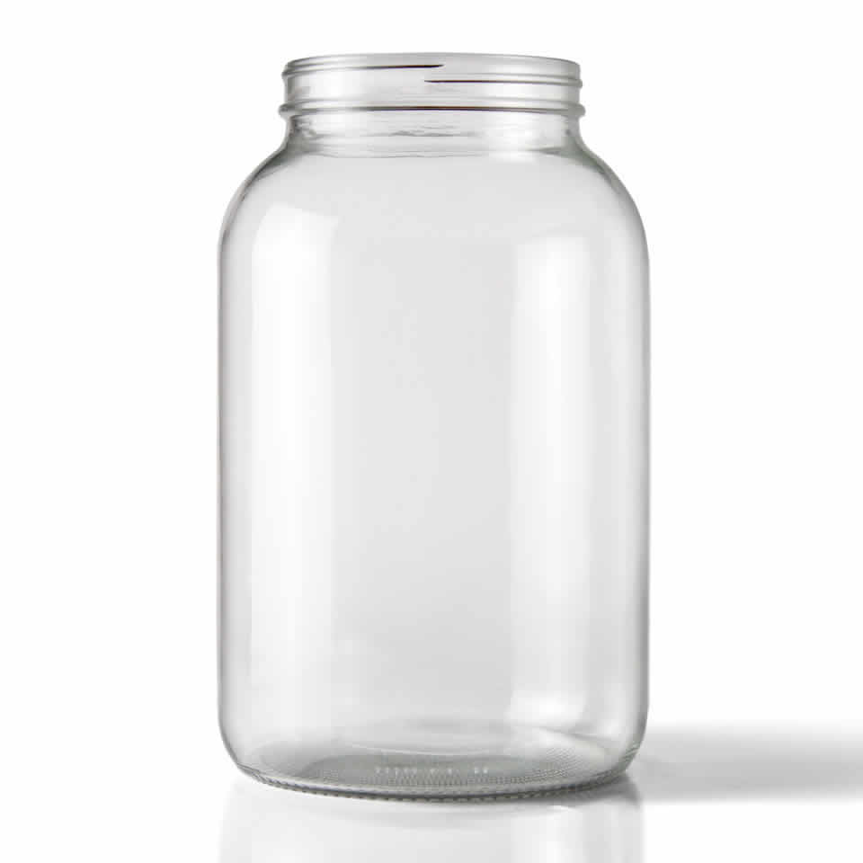 1 Gallon Glass Wide Mouth - Clear
