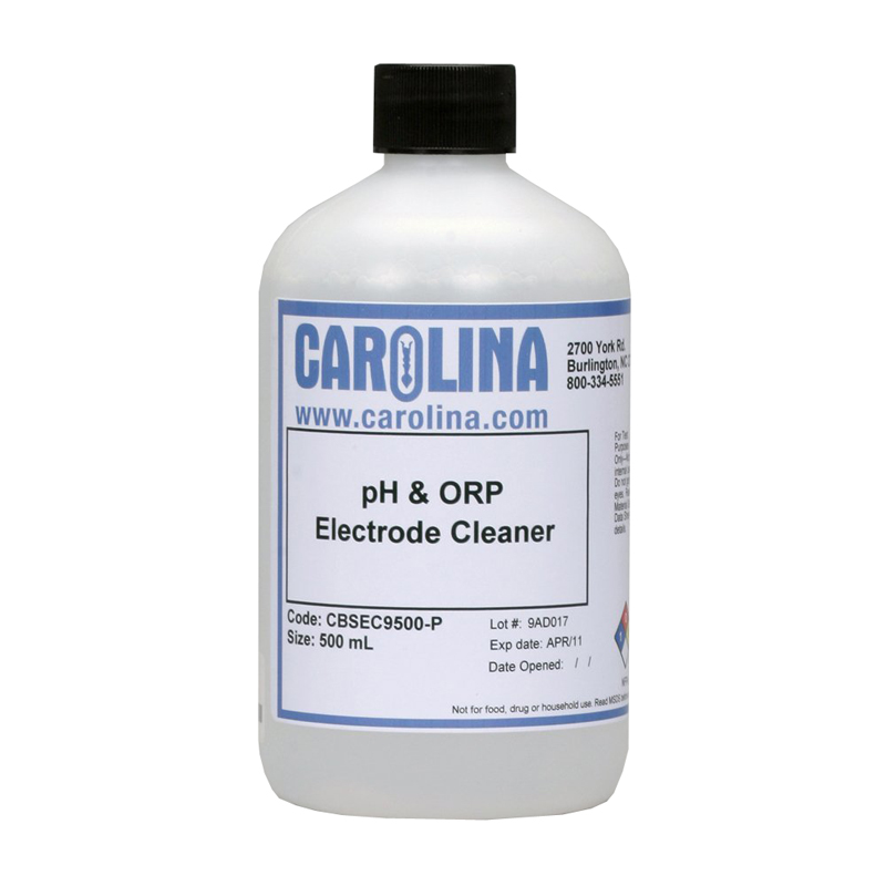 pH meter electrode cleaning solution