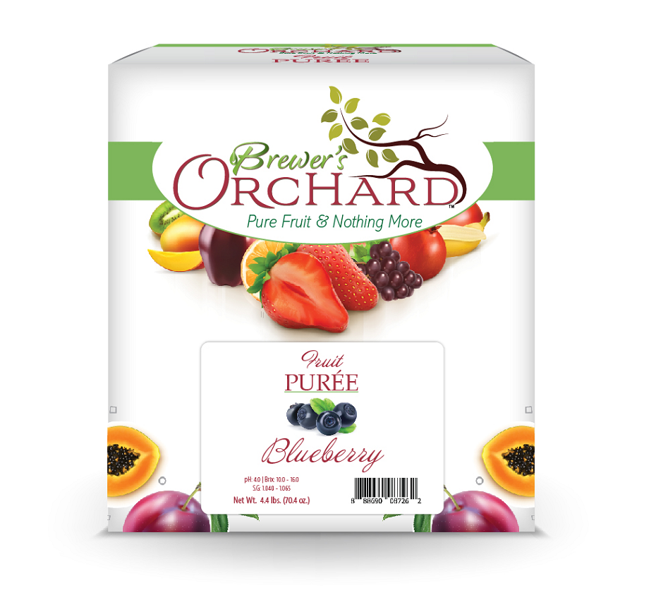 Brewer's Orchard Natural Blueberry Fruit Puree