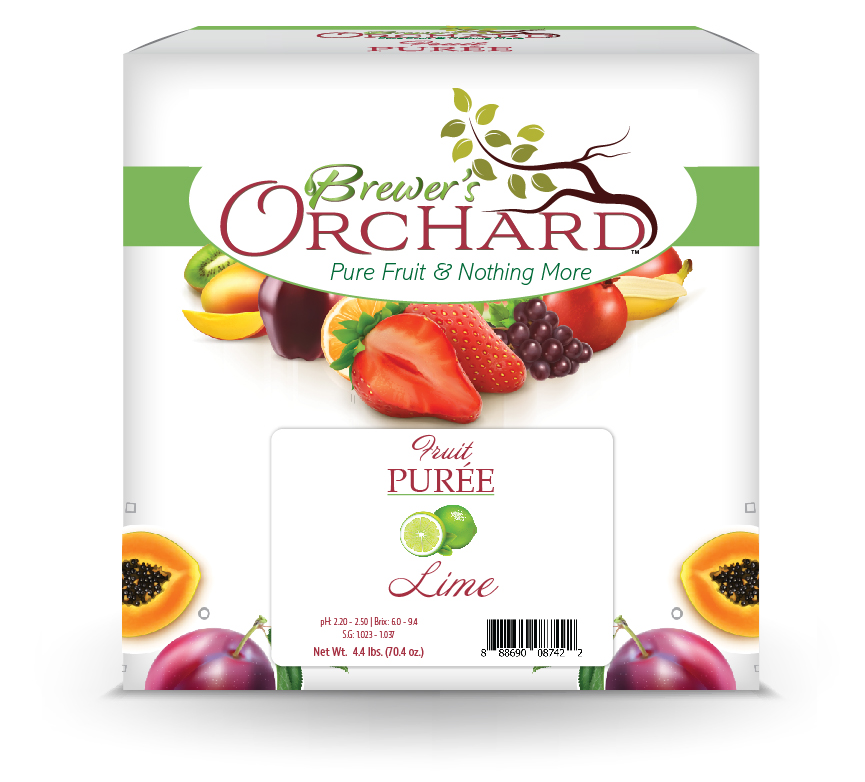 Brewer's Orchard Natural Lime Fruit Puree