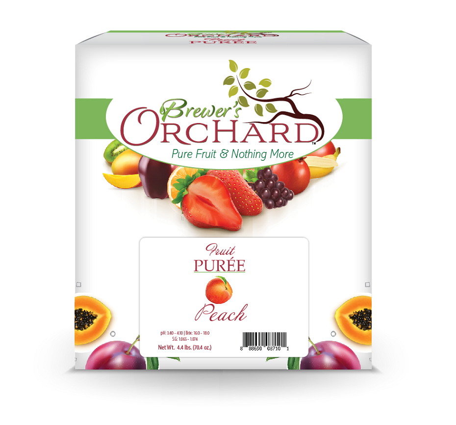 Brewer's Orchard Natural Peach Fruit Puree