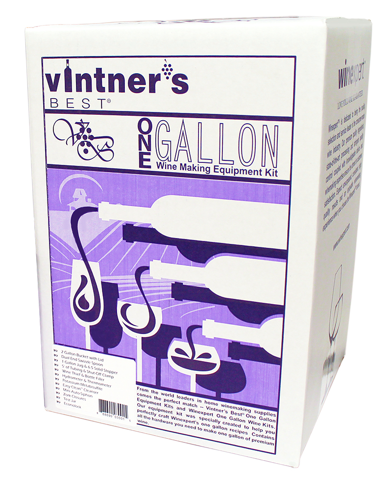 VINTNER'S BEST ONE GALLON WINE EQUIPMENT KIT - Click Image to Close