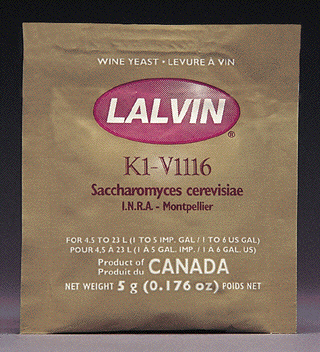 Lalvin K1V-1116 - Click Image to Close
