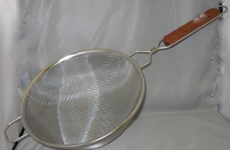STAINLESS STEEL DOUBLE MESH STRAINER - Click Image to Close