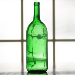 1.5 Liter Bordeaux Emerald Green - Click Image to Close