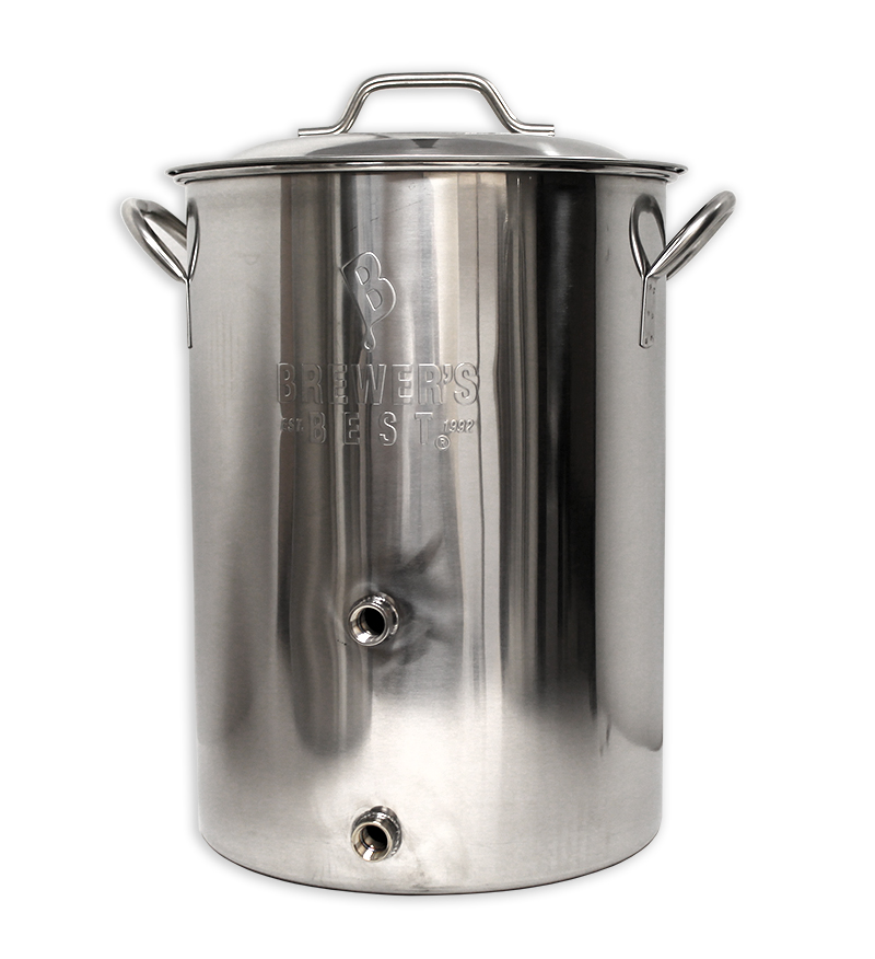 Brewer's Best 8 Gallon Pot w/ports - Click Image to Close
