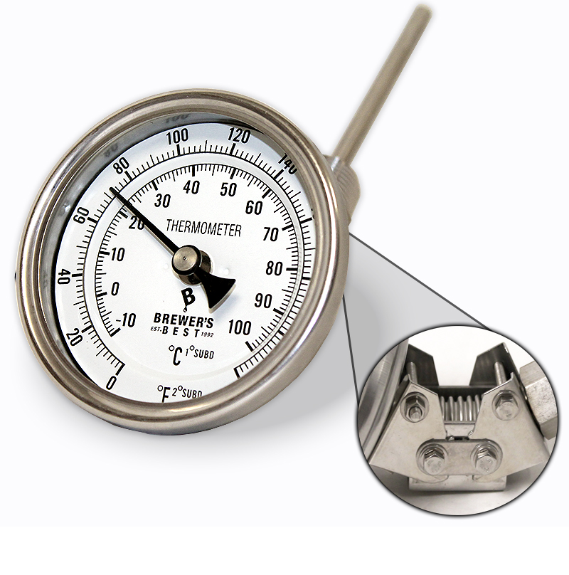 Brewer's Best Adjustable Thermometer - Click Image to Close