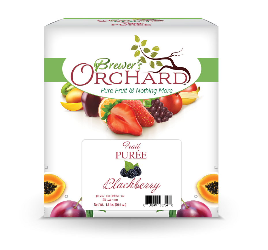 Brewer's Orchard Natural Blackberry Fruit Puree - Click Image to Close