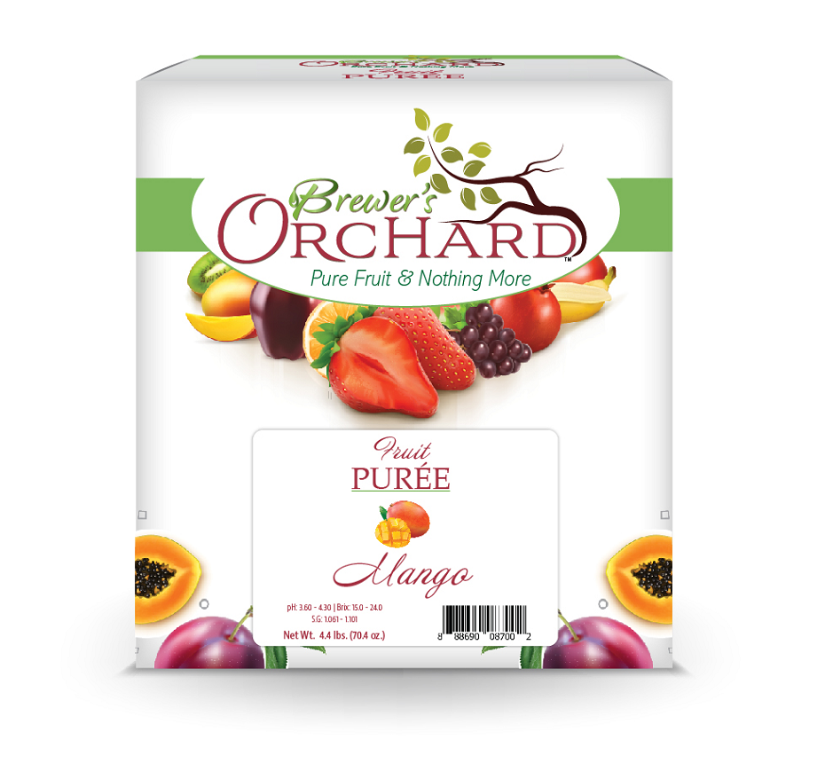 Brewer's Orchard Natural Mango Fruit Puree - Click Image to Close