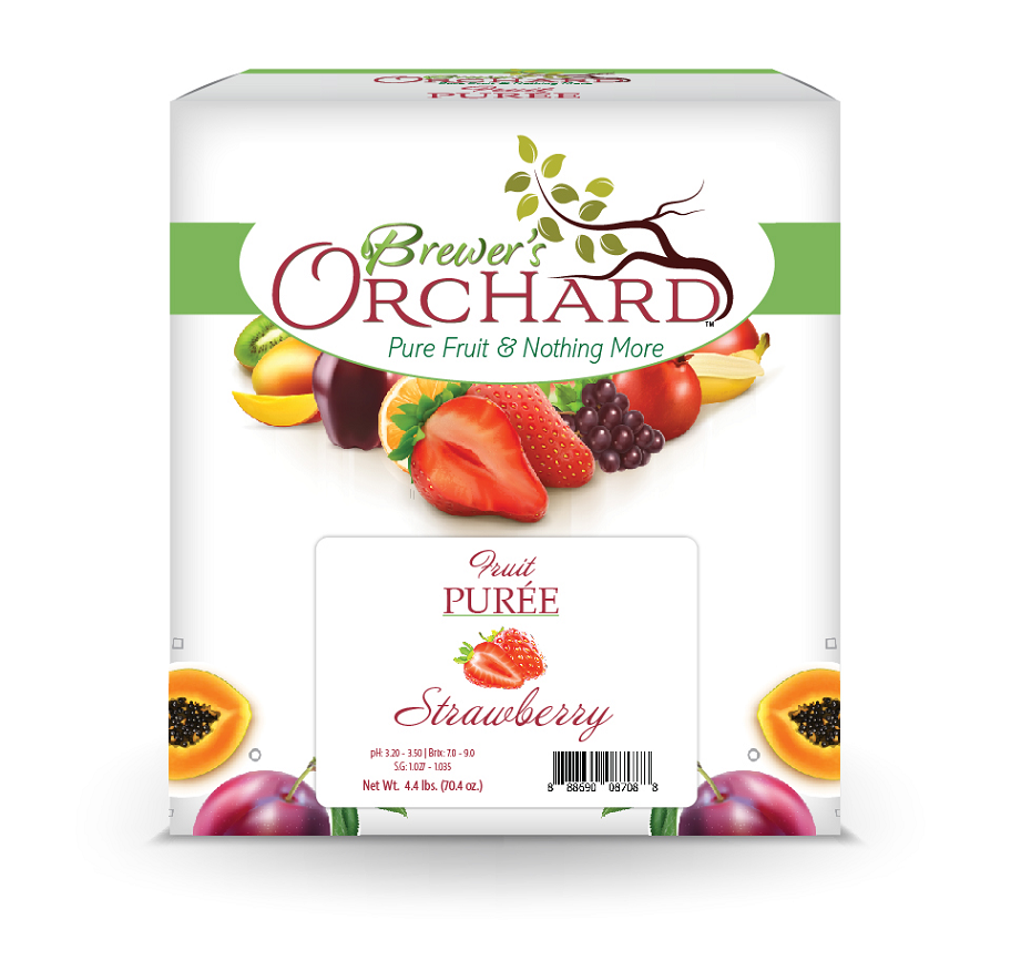 Brewer's Orchard Natural Strawberry Fruit Puree - Click Image to Close