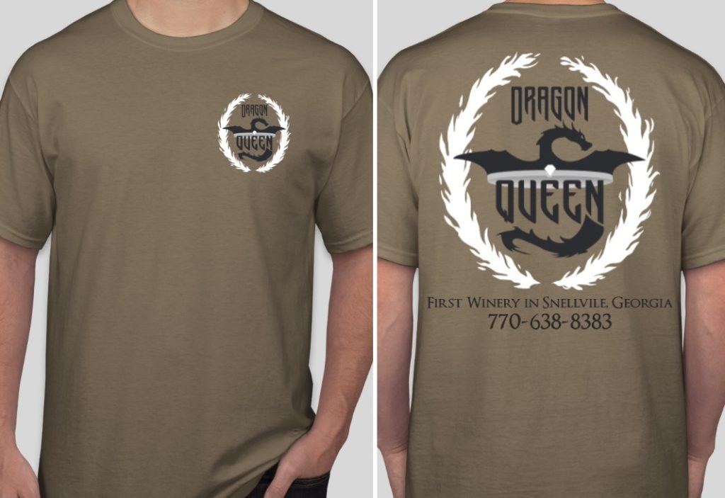 T-Shirt Dragon Queen Winery - Click Image to Close