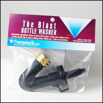 SINGLE BLAST BOTTLE WASHER BY FERMTECH - Click Image to Close