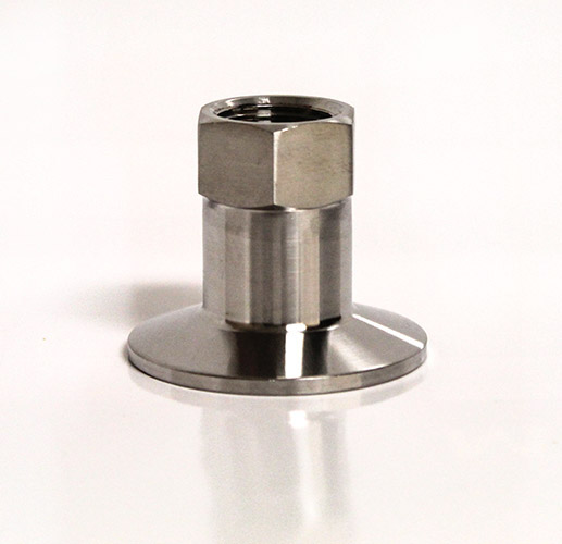 Stainelss Tri-Clamp Fitting w/ 1/2" FPT - Click Image to Close