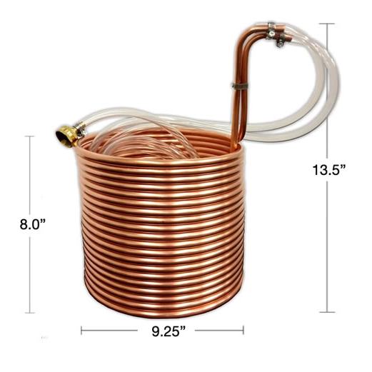 IMMERSION WORT CHILLER 50' - Click Image to Close